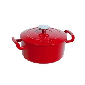 Cast Iron Red Casserole - New